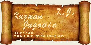 Kuzman Jugović vizit kartica